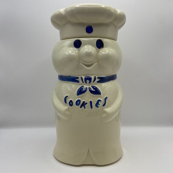 Vintage ~ PILLSBURY DOUGH BOY COOKIE JAR ~ 1970's - Picture 1 of 10
